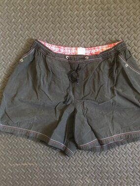 JMS JUST MY SIZE BLACK SHAPED FIT BOARD SHORTS PLUS SIZE 2X